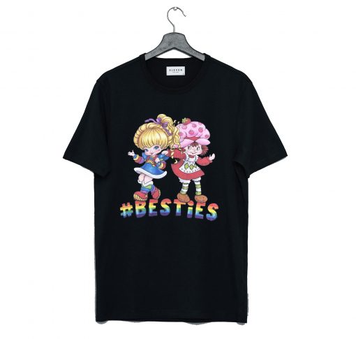 Rainbow brite strawberry shortcake besties T Shirt KM