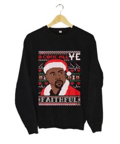 Kanye West Ugly Christmas Sweatshirt KM