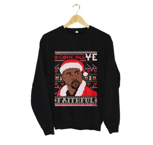 Kanye West Ugly Christmas Sweatshirt KM