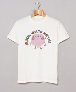 Mental Health Matters T-Shirt White KM