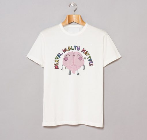 Mental Health Matters T-Shirt White KM