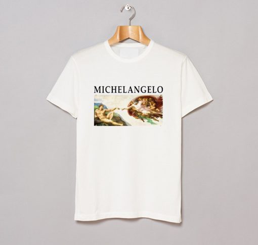 Michelangelo the creation of Adam T-Shirt KM