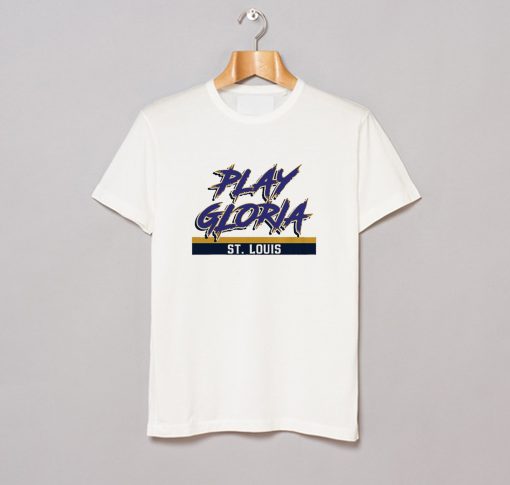 Play Gloria St Louis Blues Hockey T Shirt KM