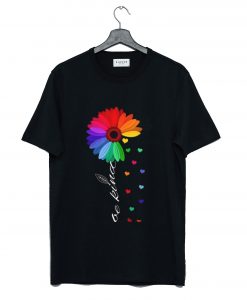 Pretty Choose Kindness Colorful Sunflower T Shirt KM