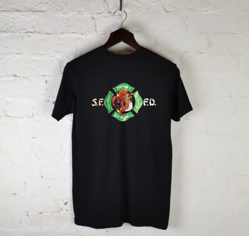 SFFD In Chinatown T-Shirt Back KM