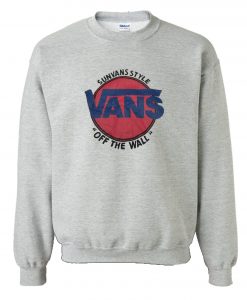 Vintage Vans Sunvans Style Logo Sweatshirt KM