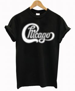 Chicago Rock Band Black Whie T Shirt KM