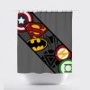 Dc Superhero Shower Curtain KM