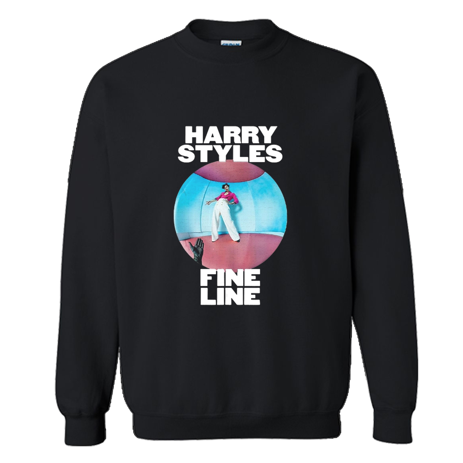 harry styles brown fine line sweatshirt