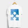 Off White Blue T Shirt KM