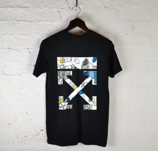 Off-White X Kaws T Shirt Back KM