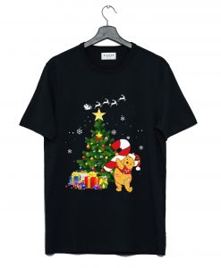 Pooh Santa Merry Christmas T Shirt KM