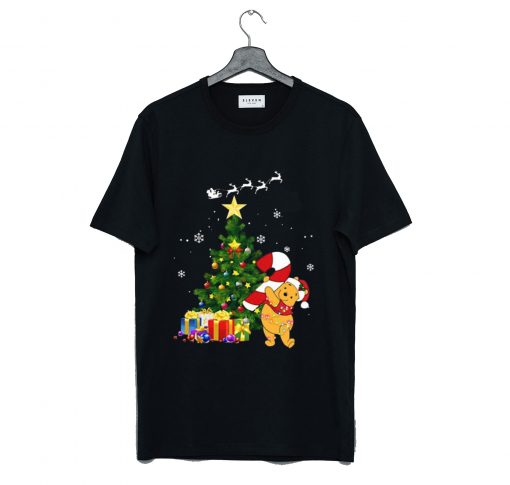 Pooh Santa Merry Christmas T Shirt KM