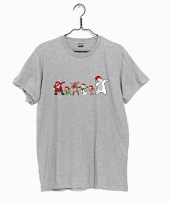 Santa Dabbing Friends Christmas T Shirt KM