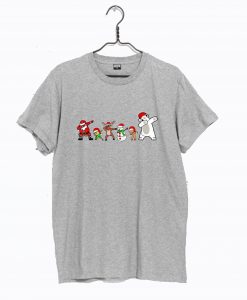 Santa Dabbing Friends Christmas T Shirt KM