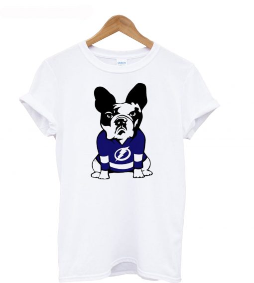 Tampa Bay Lightning French Bulldog T-Shirt KM