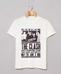 The Clash 1981 Poster T Shirt KM