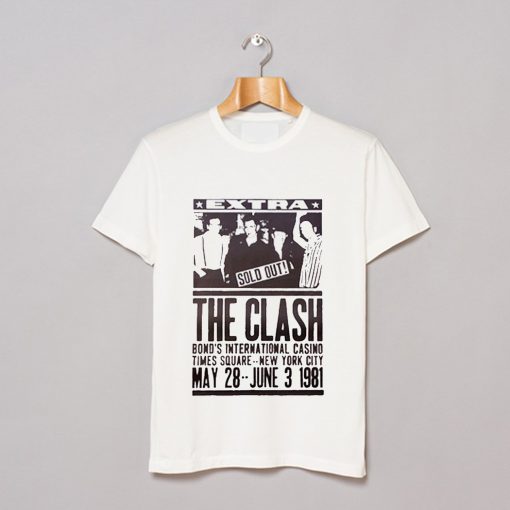 The Clash 1981 Poster T Shirt KM