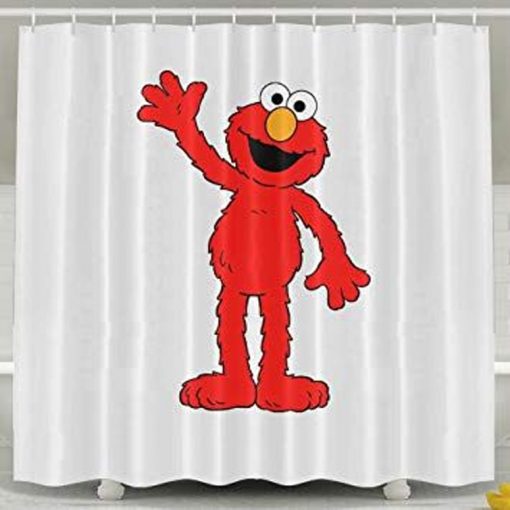 The Muppet Elmo Elmo’s World Logo Fashion Shower Curtain KM