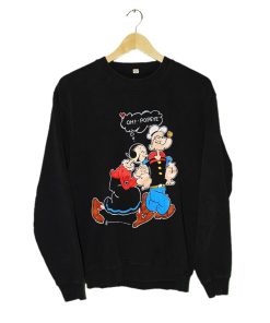 Vintage POPEYE And OLIVE OYL Sweatshirt KM