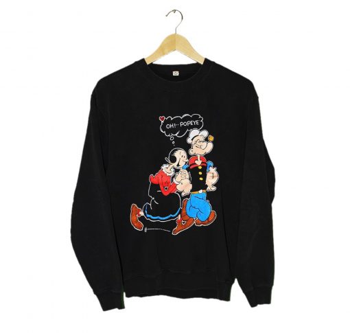 Vintage POPEYE And OLIVE OYL Sweatshirt KM