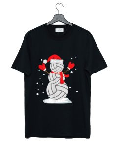 Volleyball Snowman T Shirt KM