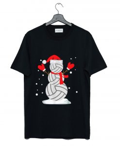 Volleyball Snowman T Shirt KM