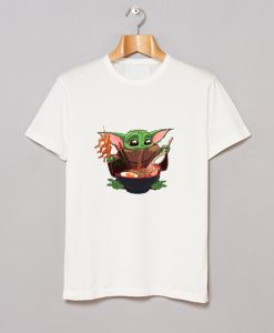 Baby Yoda Eat Ramen T Shirt KM