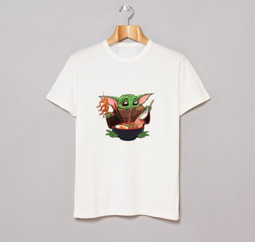 Baby Yoda Eat Ramen T Shirt KM