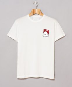 Fitted White Fuk U Cigarette Box T Shirt KM