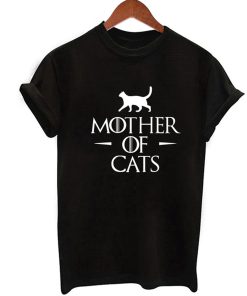 Mother Of Cats T-Shirt Black KM