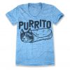 Purrito mexican food T-Shirt KM