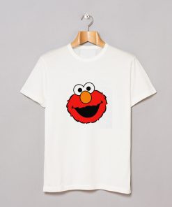 Sesame Street Elmo Cookie Monster T Shirt White KM