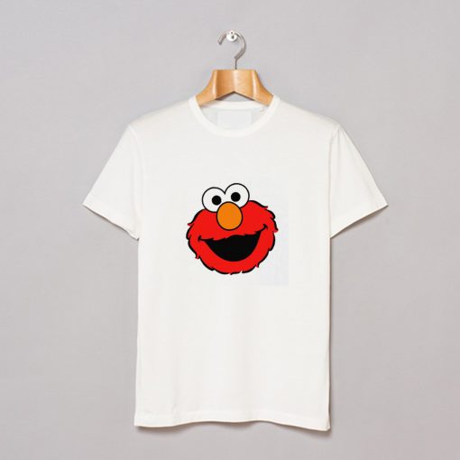 Sesame Street Elmo Cookie Monster T Shirt White KM