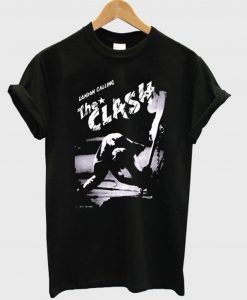 The Clash London Calling Black T Shirt KM