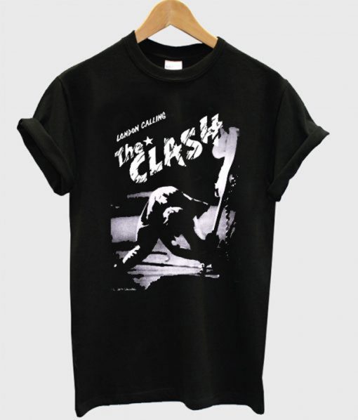 The Clash London Calling Black T Shirt KM