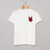 White Devil Head T Shirt KM