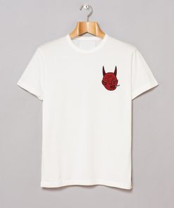 White Devil Head T Shirt KM