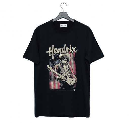 American Flag Jimi Hendrix T-Shirt KM