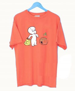 Casper The Friendly Ghost Pumpkin T-Shirt KM