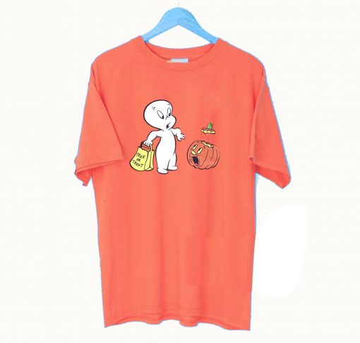 Casper The Friendly Ghost Pumpkin T-Shirt KM