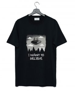 I Want To Believe in Kang and Kodos T-Shirt KM