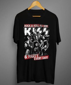 KISS Rock & Roll All Nite And Party Everyday T-Shirt KM