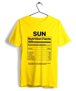 Sun Nutrition Facts T-Shirt KM