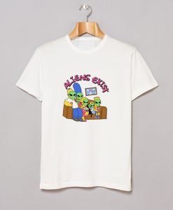 The Simpsons Aliens Exist T-Shirt KM