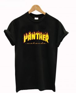 Thrasher Black Panther Wakanda T-Shirt KM