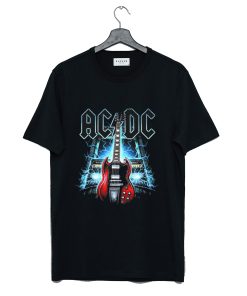 Acdc - Red Thunder Guitar T Shirt KM