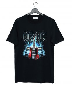 Acdc - Red Thunder Guitar T Shirt KM