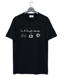 Hot I’m a Simple Woman I like Harry Potter Coffee and Dog T-Shirt KM