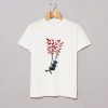 Kid Girl Swing Bird Freedom Balloon Banksy Street Art T-Shirt KM